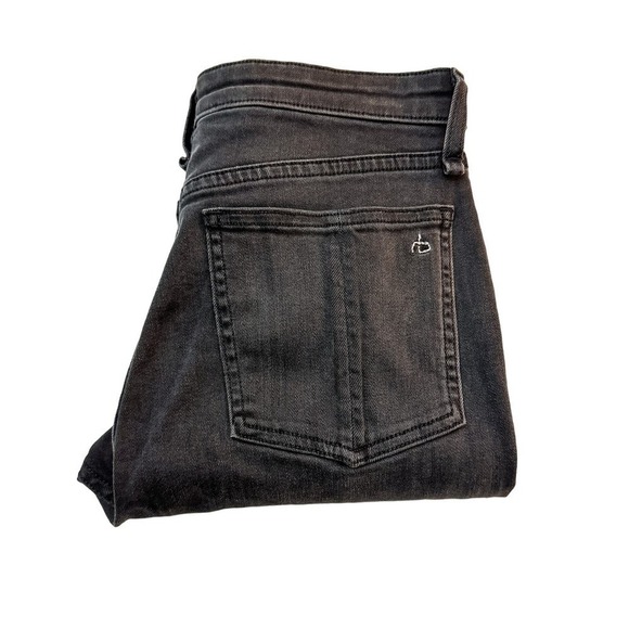 Rag & Bone Nina High-Rise Skinny Ankle Zipper Denim Jeans Size 26 - Picture 1 of 8